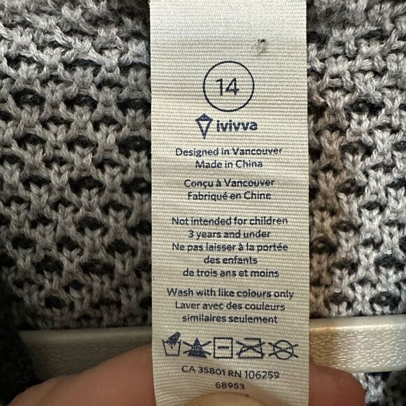 Ivivva Dream Embracer Wrap Hooded Cardigan 14 - Picture 6 of 6